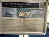 Quicksilver 555 Cabin m/100 hk & udstyr Komplet Flexiteek  - 16
