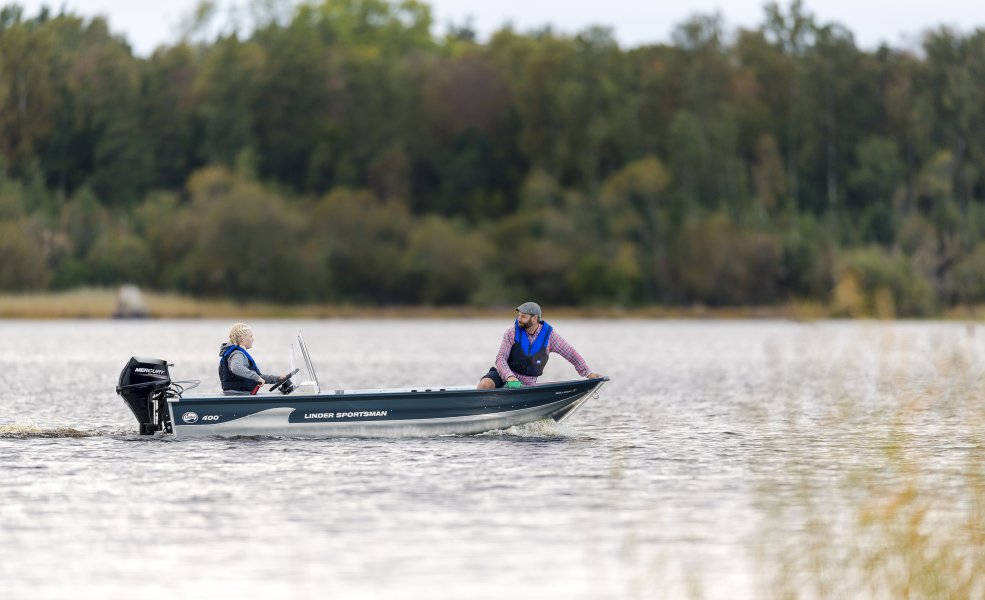 Linder 400 komplet udstyr & 20 hk Mercury - 0